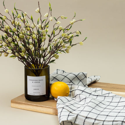 Kitchen Garden - Genovese Basil & Lemon Candle