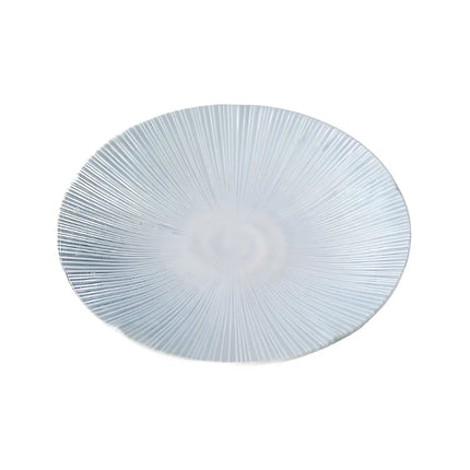Ice Blue Porcelain Dinner Plate 24.4cm Diameter